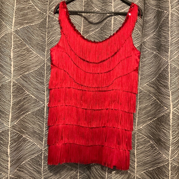 Unbranded high quality red flapper dress - Picture 1 of 5
